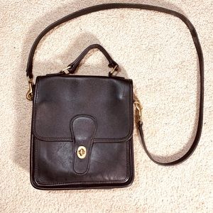 Coach vintage leather Willis cross body bag